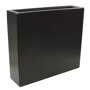 Planter Smooth antraciet rechthoek (90 x 25 x 80 cm)
